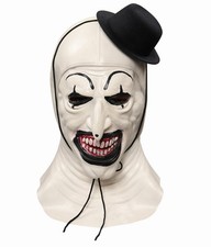 Latex Mask Clown Scary Cosplay Halloween Costume Terrifier Joker Bank Robber