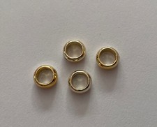 4x Lego Chrome Gold Ring -