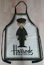Harrods Apron Knightsbridge Childs Doorman PVC Cotton Coated Vintage
