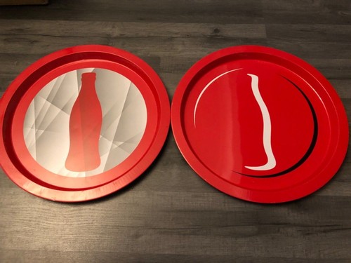 Coca cola metal - x2, trays