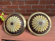 Pair Tiffany Style Ceiling