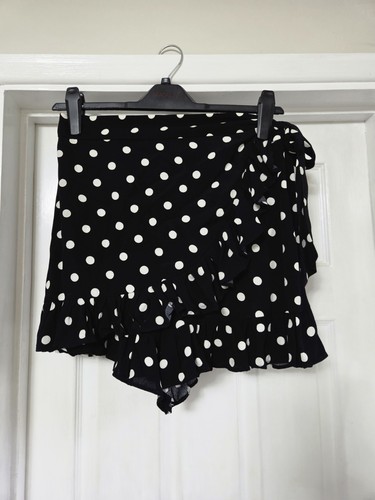 Zara polka dot ruffled mini - ruffled,