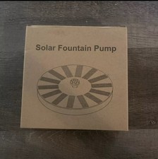 Solar Powered Floating Bird Bath Fountain Water Pumps for Garden/Patio/Pond/Pool