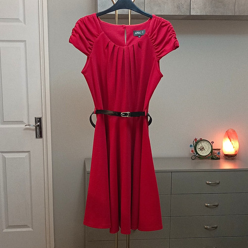 Apricot women red solid - apricot,