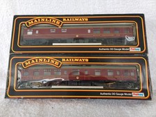 MAINLINE RAILWAYS 37-114 BUFFET/RESTAURANT CAR BR MAROON M1713 X 2 Models 