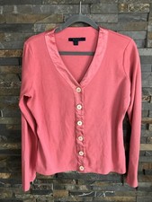 BODEN silk trim cardigan size