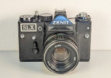 Soviet Zenit  SLX (11) 35mm SLR film Camera with Helios 44M 58mm F/2 Lens