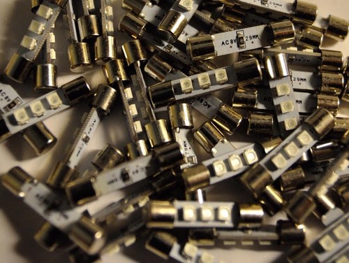 Warm white led fuse - white,