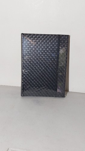 Black woven photo album - woven,