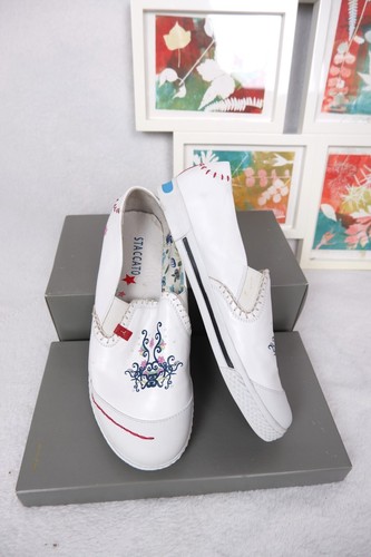 Staccato leather white - , ladies