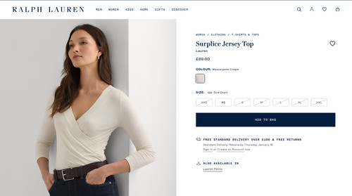 Ralph lauren surplice long - lauren, "surplice"