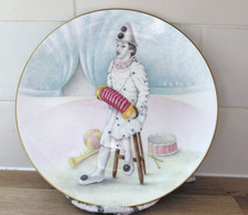coalport calvacade of clowns collectors plate 'white faced serenade'  