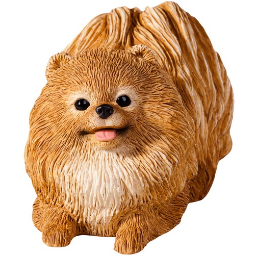 Pomeranian figurine hand - pomeranian,