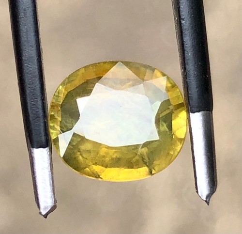 Natural faceted oval - ct,