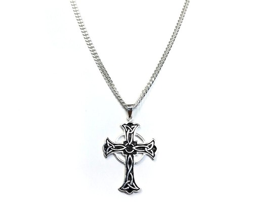 Large celtic cross pendant - large,