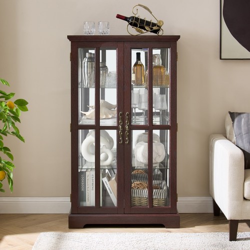 Double lattice door - door, glass