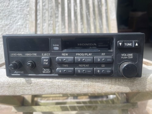 Vintage alpine radio - radio, cassette