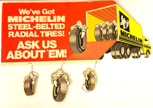 Rare michelin truck tyres - truck, sign