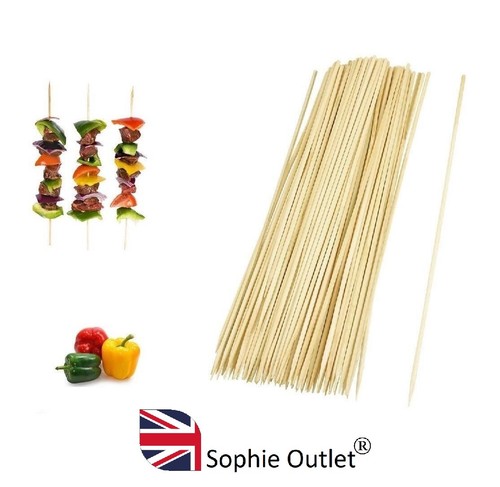 100 skewers wooden kebab bbq - skewers,