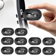 10x Vehicle Car Door Anti-Shock Silicone Pad Shock-Absorbing Gasket Accessories