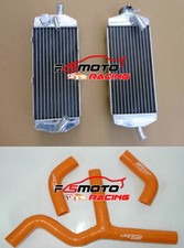 Radiator +ORANGE HOSE For KTM