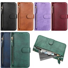 Leather Zipper Wallet Phone