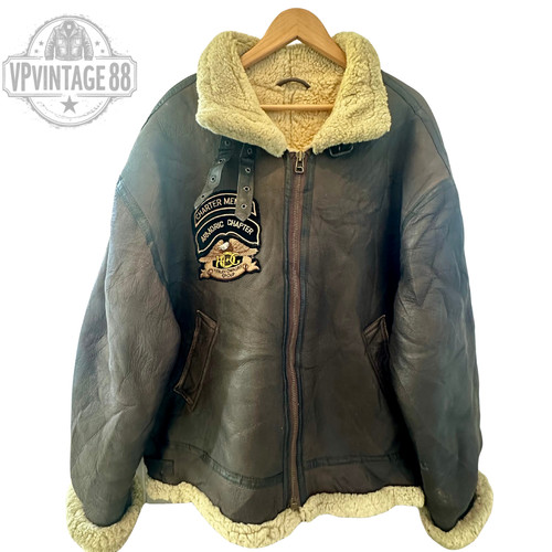 Vintage aviator bomber - vintage, b-3