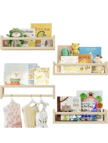 Nursery book shelves set 4 - book, of