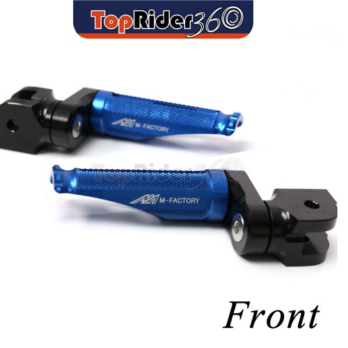 Blue front foot pegs 25mm - blue,