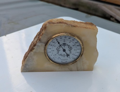 Green onyx thermometer - onyx,