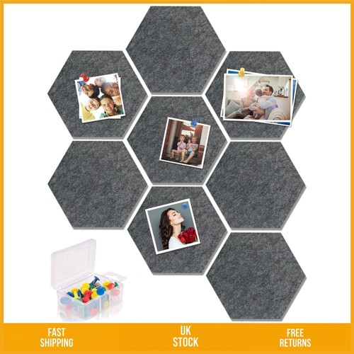Versatile hexagon felt pin - versatile,