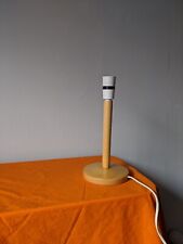 vintage 1980 Oscar Bruno ltd wooden table lamp base post war original Retro 