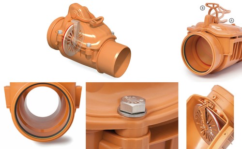 110mm non return valve - return,