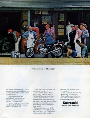 Vintage 1974 kawasaki 1 - kawasaki, z-1