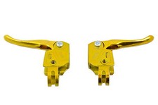 Gold Raleigh Burner Old School Bmx Mx Type Brake Levers Genuine New Old Stock