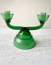 Vtg Empoli-style Green Glass