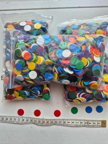 Assorted coloured plastic