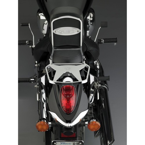 Chrome cast rear fender - rear,