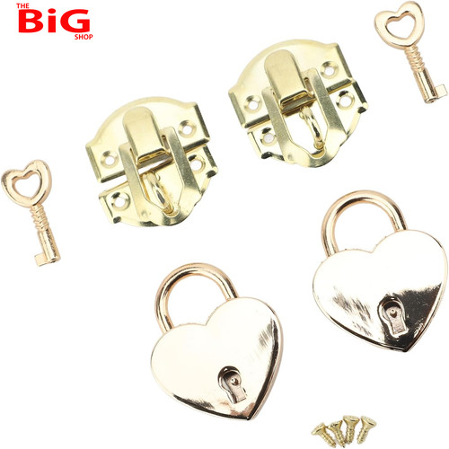 Antique hasp latch padlock - latch,
