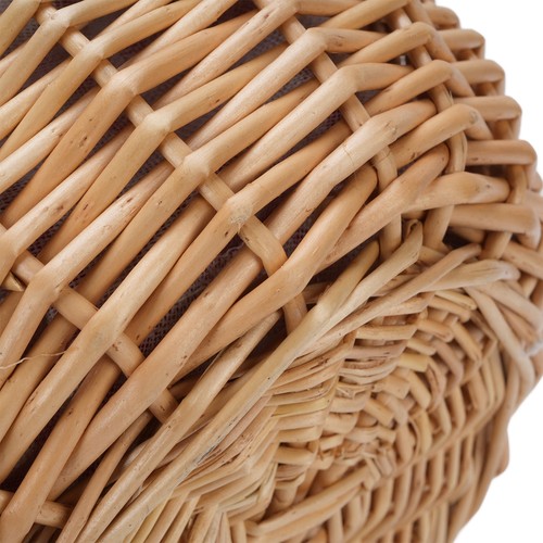 Wicker picnic basket with - wicker,