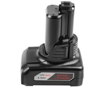 6.0Ah For Bosch 12V Battery BAT420 BAT411 BAT412 1600Z0002Y GDR GSB 2607336013