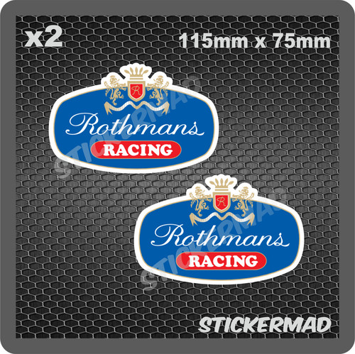 Rothmans racing stickers - racing,