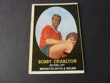 Bobby Charlton - A&BC Bazooka Football Card from 1962 - VGC! Man Utd - No 56