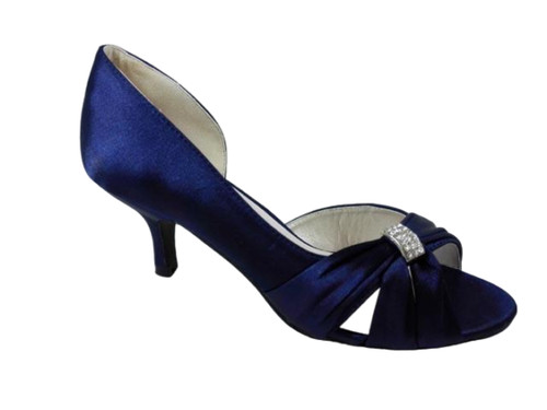 Womens ladies low mid kitten - low,