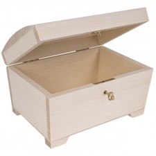 Plain wooden jewellery - wooden, box