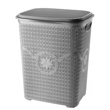 Tall Laundry Basket with Lid