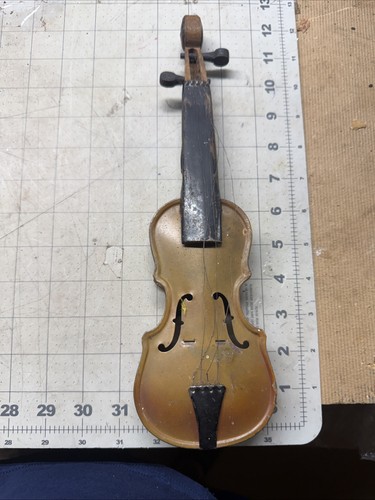 Metal violin toy - metal,
