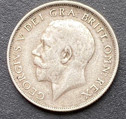George 1914 shilling - george,