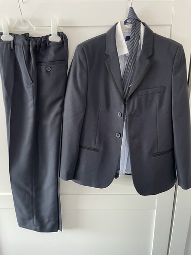 Boys navy dark - suit, 9