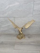 VINTAGE LARGE BRASS BALD EAGLE